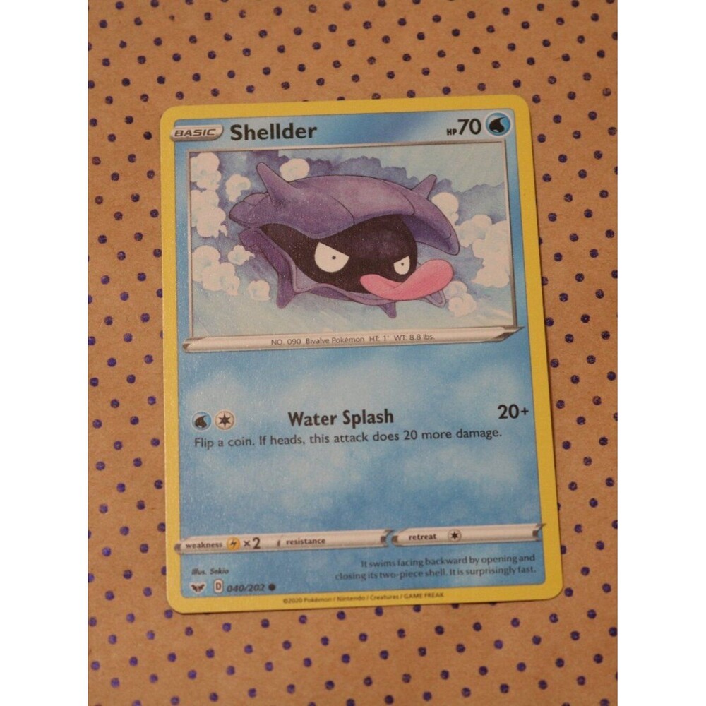 Shellder 040/202 Pokemon Card (2020)